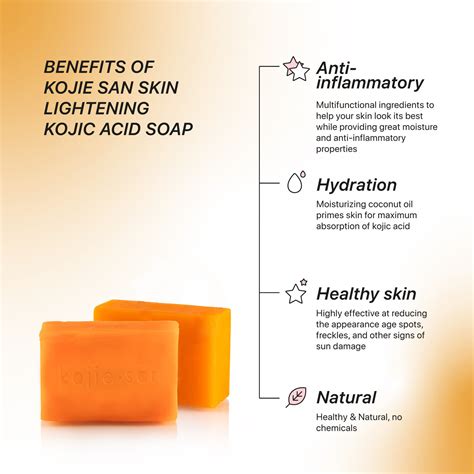kojie san soap results|50 Packs of Skin Lightening Kojic Acid Soap .